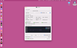 Track memory usage in real-time