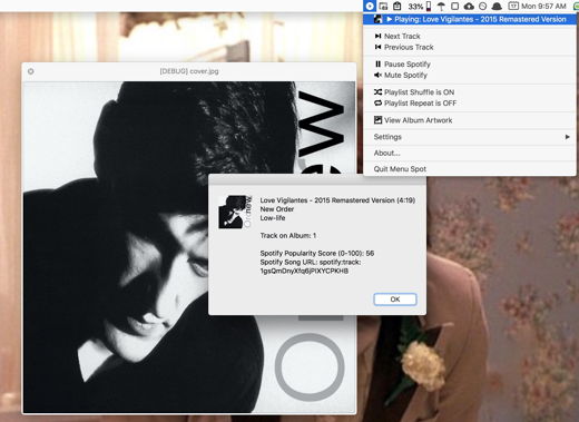 Image of Menu Spot in action